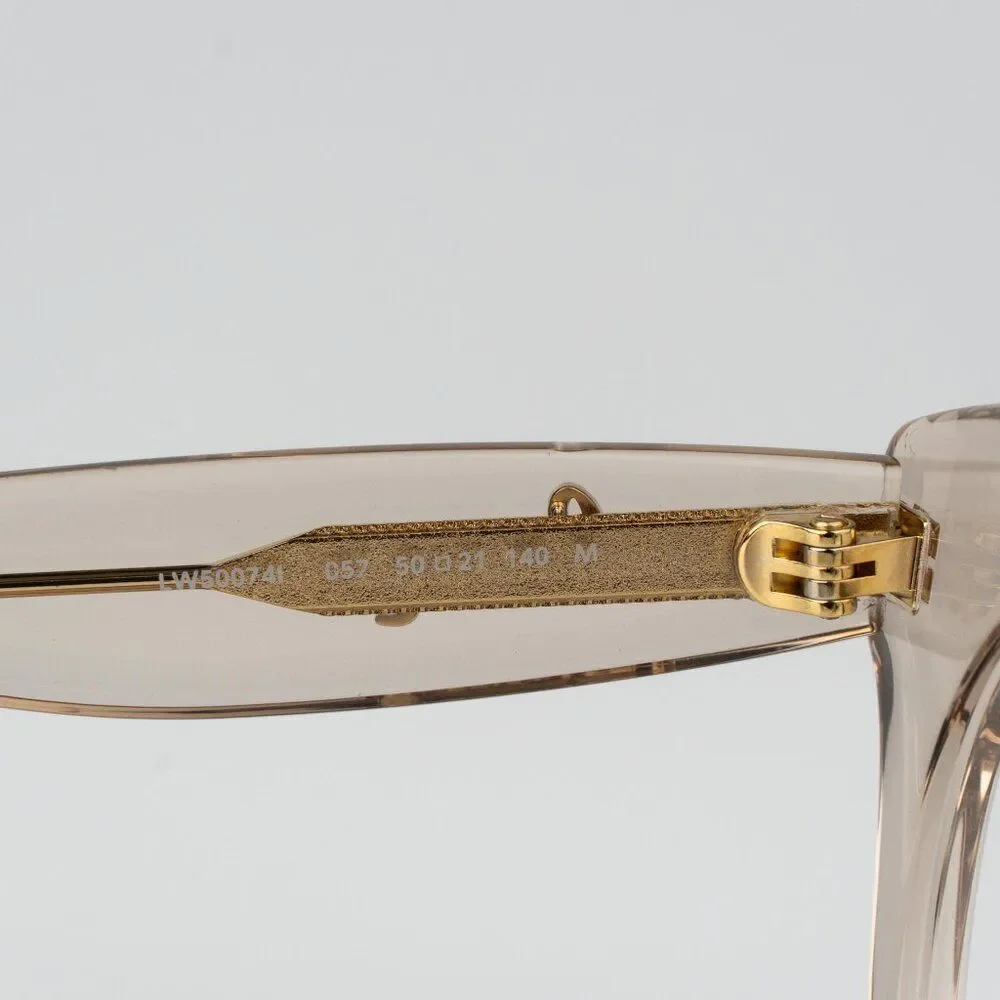 Loewe CURVY Women Eyeglasses Brown Round LW50074I 057 NEW AUTHENTIC